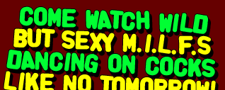 come watch wild and sexy milfs fucking like there's no tomorrow!!